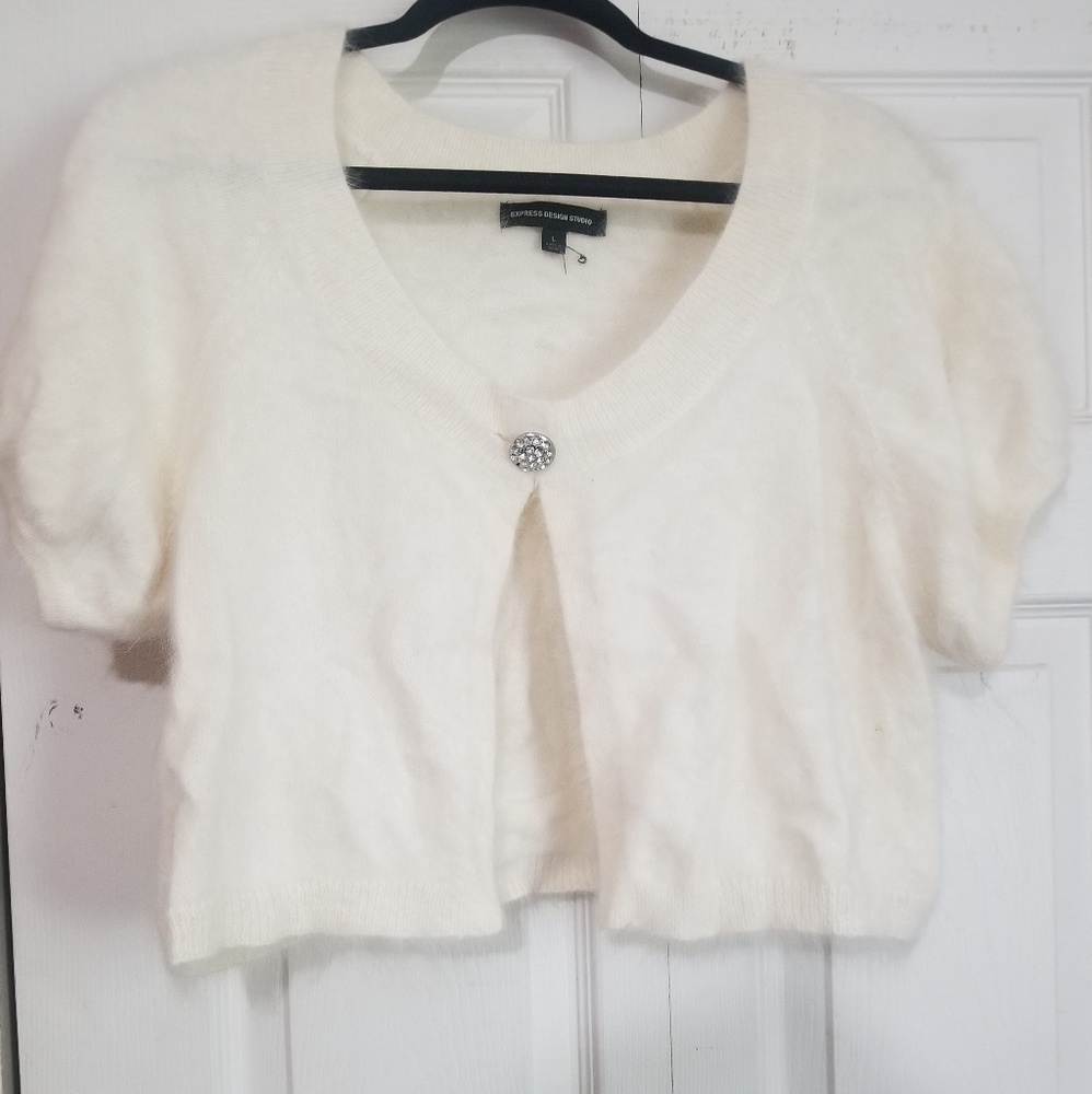 Express Angora Shrug